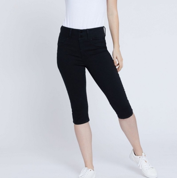 SEVEN 7 JEANS HIGH RISE CURVY SKIMMER CROP JEANS P - Picture 4 of 7